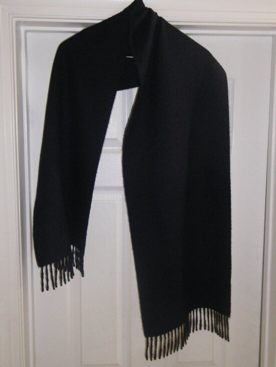 Kune Accessories - Kune 100% Royal Alpaca Unisex Midnight Blue Scarf